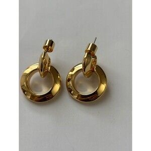 NWOT Gold Hoop Drop Earrings - Women Jewelry